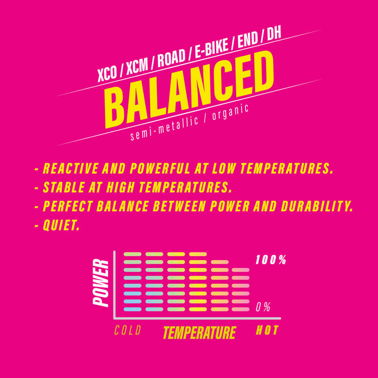 664 LESS BALANCED BRAKE PADS SRAM LEVEL-ULTIMATE