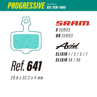 641 PASTILLAS DE FRENO LESS BRAKES PROGRESIVAS SRAM X - DB / AVID ELIXIR - The Bike Project Bnh 23