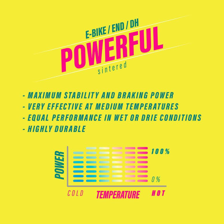 661 LESS POWERFUL BRAKE PADS HOPE V4 / TRICK STUFF MAXIMA - The Bike Project Bnh 23