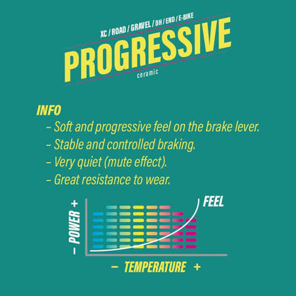 664 LESS PROGRESSIVE BRAKE PADS SRAM LEVEL - ULTIMATE - The Bike Project Bnh 23