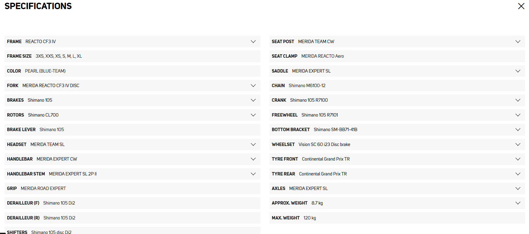 Bicicleta Merida Reacto 6000 2026 - The Bike Project Bnh 23
