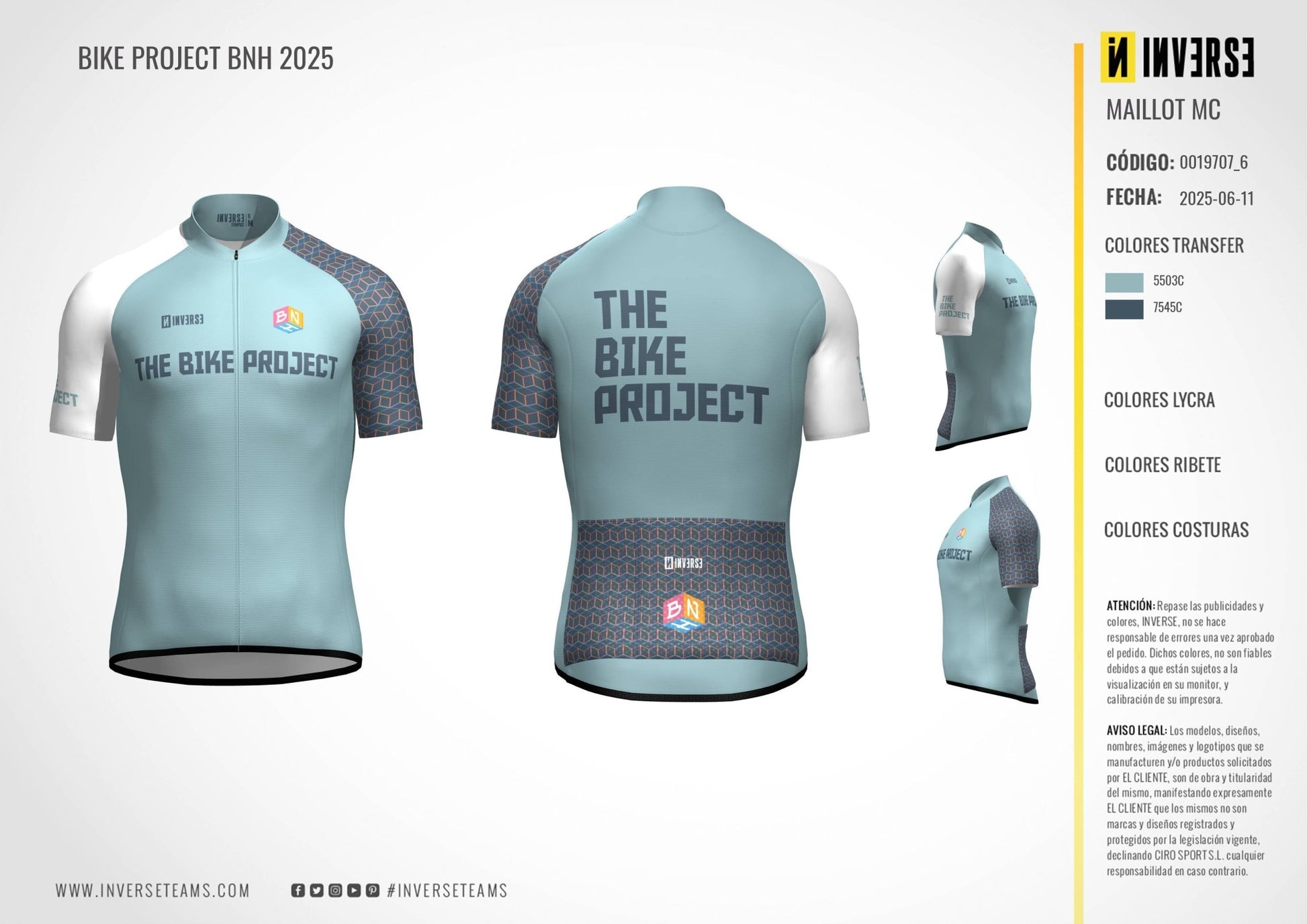 Maillot The Bike Project Bnh 2025/26 - The Bike Project Bnh 23